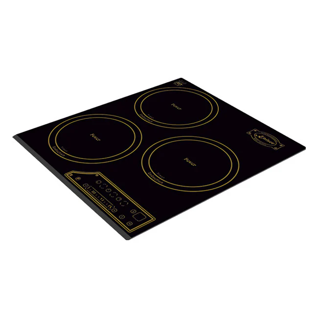 Art Deco 45cm Electric Oven & 45cm Induction Hob (Black) - Image 9