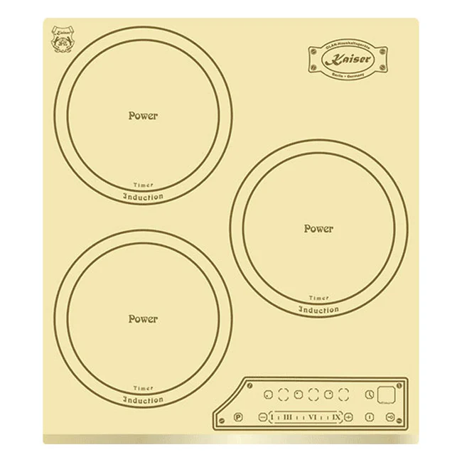 Art Deco 45cm Electric Oven & 45cm Induction Hob (Ivory) - Image 7
