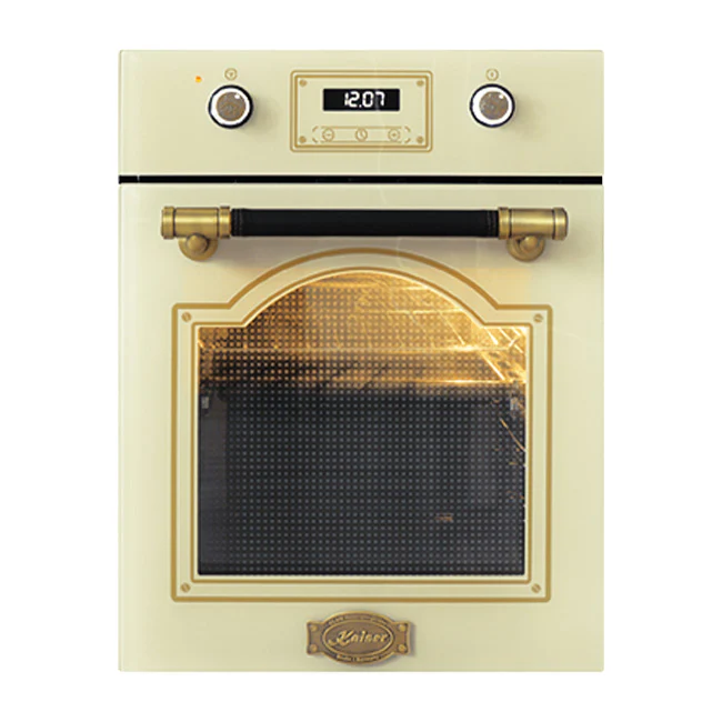 Art Deco 45cm Electric Oven & 58cm Free Zone induction Hob (Ivory) - Image 2