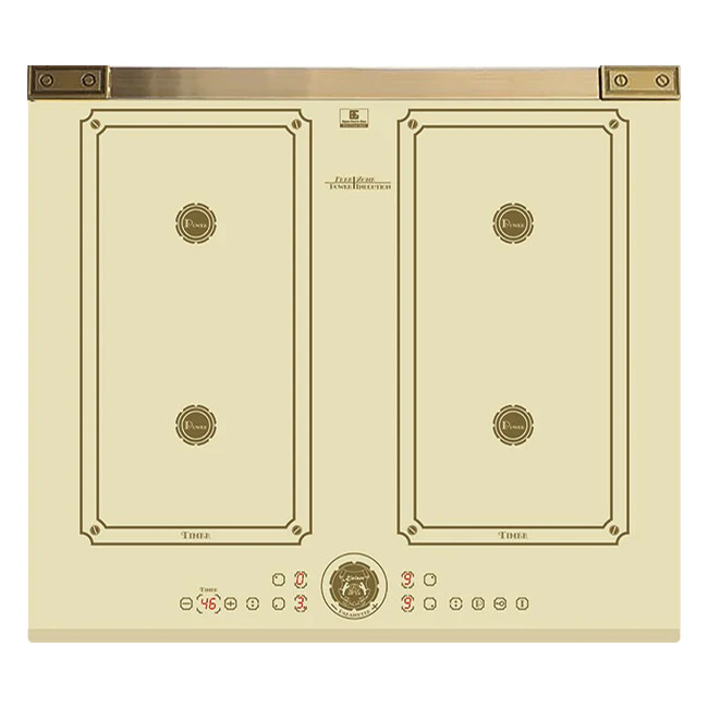 Art Deco 45cm Electric Oven & 59cm Induction Hob (Ivory) - Image 7