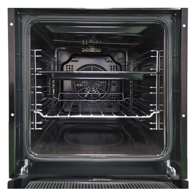 Art Deco 45cm Electric Oven & 60cm Cooker Hood (Black) - Image 5
