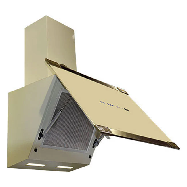 Art Deco 45cm Electric Oven & 60cm Cooker Hood (Ivory) - Image 8