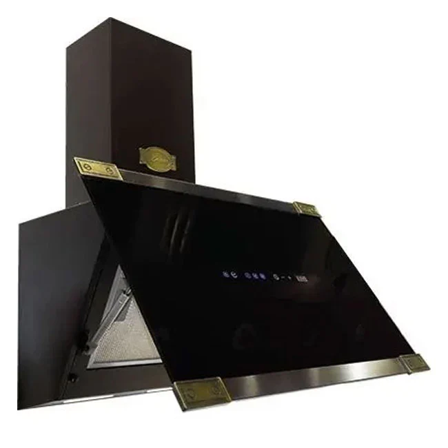 Art Deco 45cm Electric Oven & 90cm Cooker Hood (Black) - Image 9