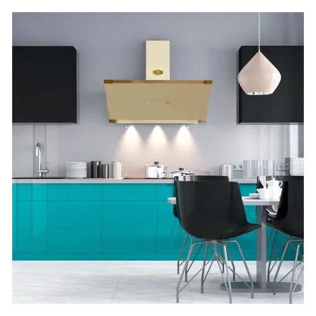Art Deco 45cm Electric Oven & 90cm Cooker Hood (Ivory) - Image 10