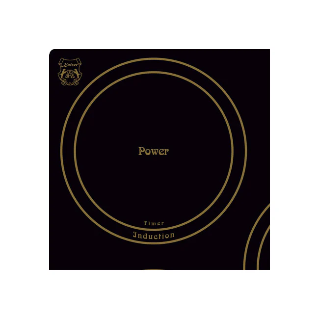 Art Deco 45cm Induction Hob (Black) - Image 3