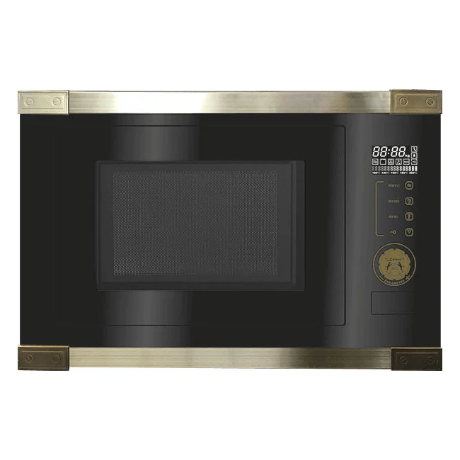 Art Deco Electric Oven & Built-in Microwave Bundle (Black) - Image 9