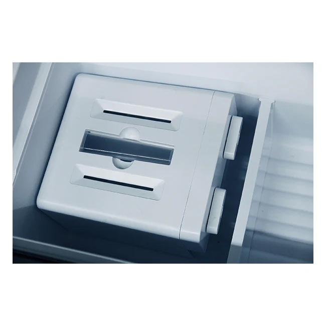Art Deco French Door Fridge Freezer Leather Handles (Black) - Image 13