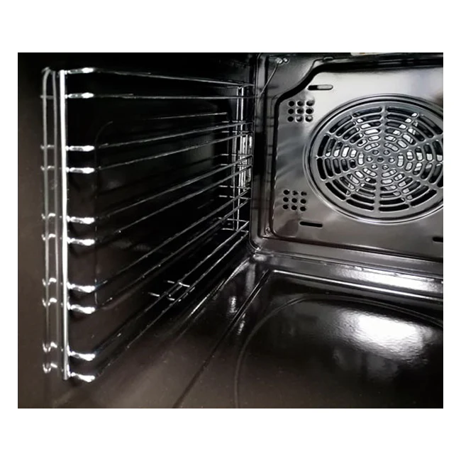 Art Deco Narrow 45cm Electric Oven (Black) - Image 6
