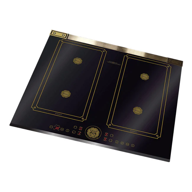 Art Deco Electric Oven & Induction Hob Bundle (Black) - Image 10