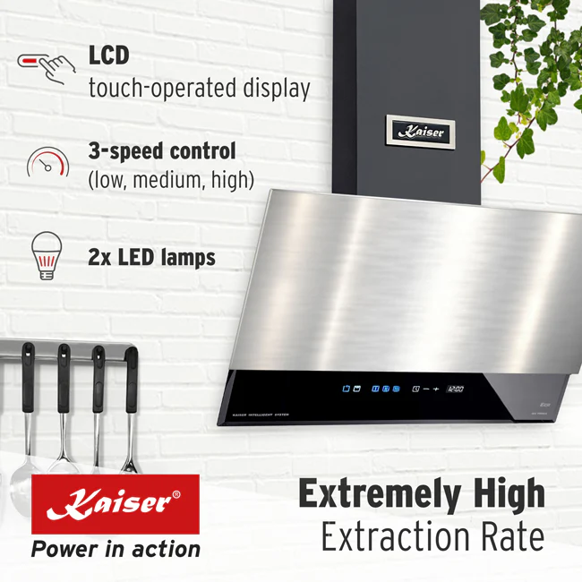 Avantgarde Pro 60cm Cooker Hood (Steel) - Image 2