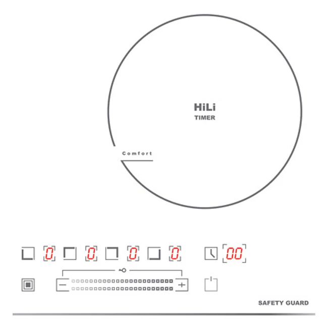 Avantgarde Pro 60cm Electric Oven & Grand Chef 59cm Ceramic Hob (White) - Image 13
