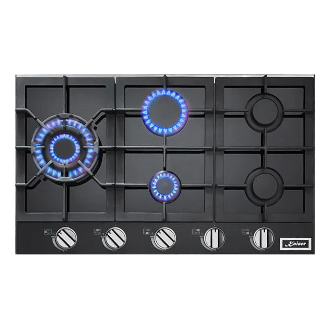 Avantgarde Pro 86cm Gas Hob (Black) - Image 2