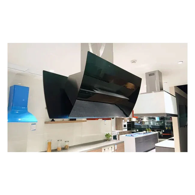 Avantgarde Pro 90cm Island Cooker Hood (Black) - Image 2