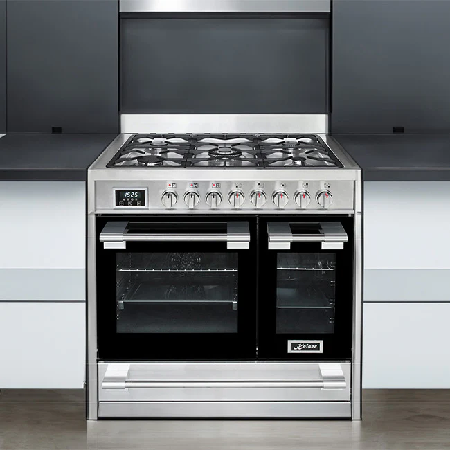 Avantgarde Pro Double Cavity Range Cooker & 90cm Hood Bundle (Stainless Steel) - Image 9