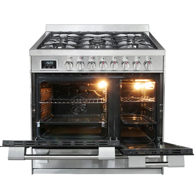 Avantgarde Pro Double Cavity Range Cooker & 90cm Hood Bundle (Stainless Steel) - Image 5