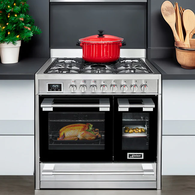 Avantgarde Pro Double Cavity Range Cooker & 90cm Hood Bundle (Stainless Steel) - Image 7