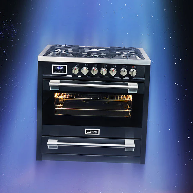 Avantgarde Pro 90cm Dual Fuel Range Cooker (Black) - Image 13