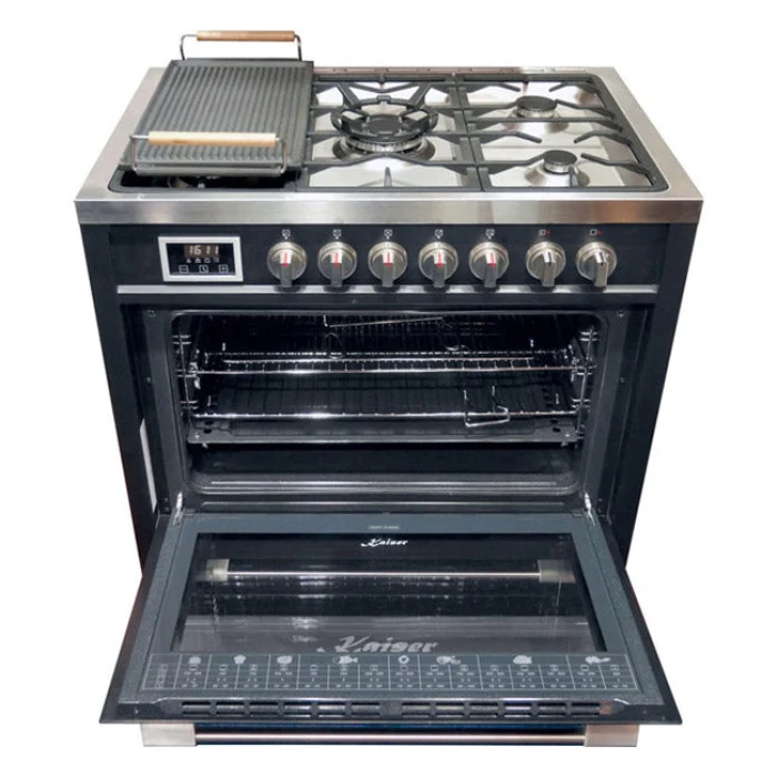 Avantgarde Pro 90cm Dual Fuel Range Cooker (Black) - Image 7