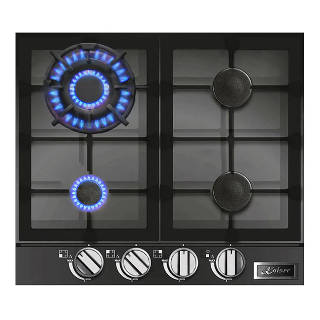 Avantgarde Pro Gas Hob (Black Glass) - Image 2