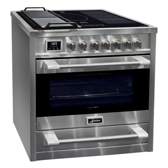 Avantgarde Pro Induction Range Cooker & 90cm Cooker Hood (Stainless Steel) - Image 2
