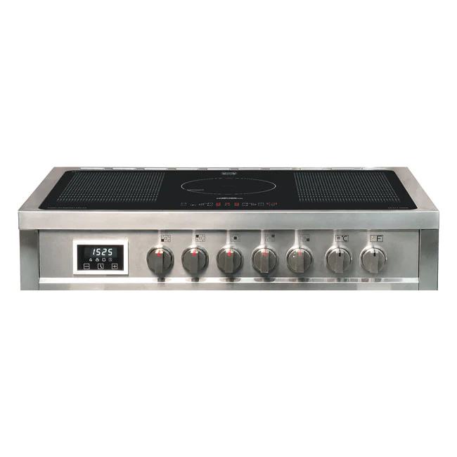 Avantgarde Pro Induction Range Cooker & 90cm Cooker Hood (Stainless Steel) - Image 3