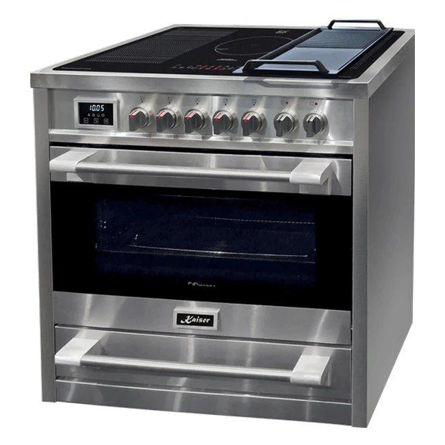 Avantgarde Pro Induction Range Cooker & 90cm Cooker Hood (Stainless Steel) - Image 5