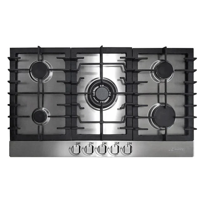Grand Chef Gas Oven & 5 Burner Gas Hob Bundle (Stainless Steel) - Image 15