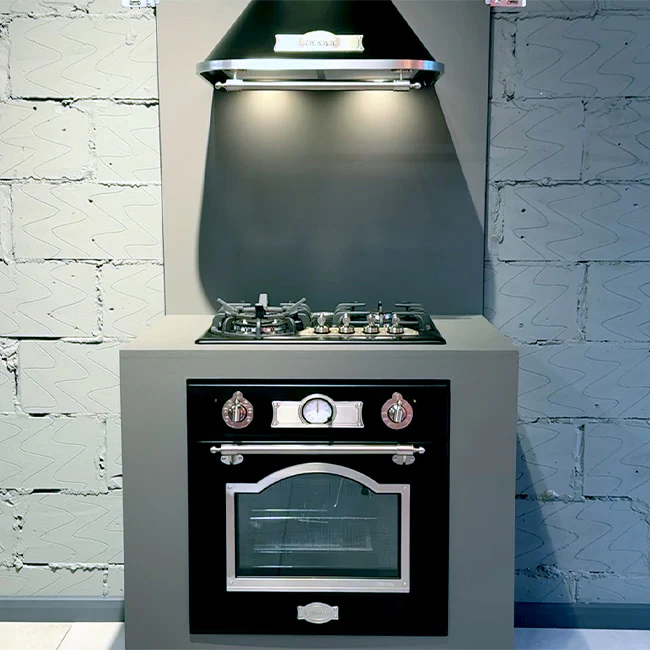 Empire 4 Burner Gas Hob & 60cm Cooker Hood Bundle (Black Silver) - Image 18
