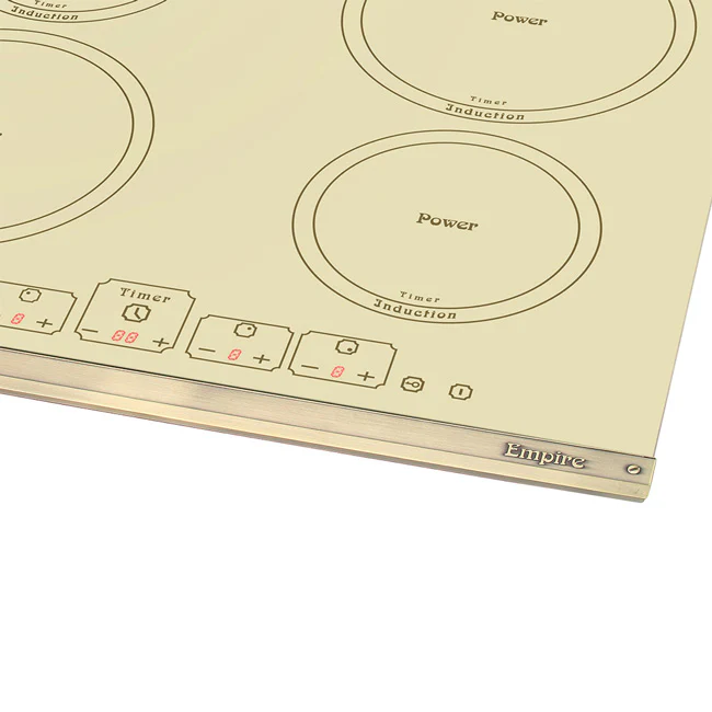 Empire 58cm Glass Induction Hob (Ivory) - Image 4