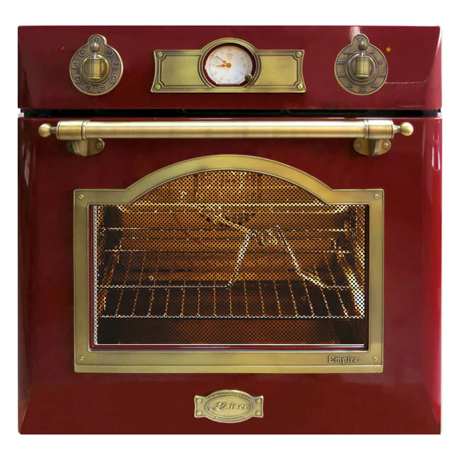 Empire 60cm Electric Oven & 90cm Downdraft Induction Hob (Bordeaux Red) - Image 2