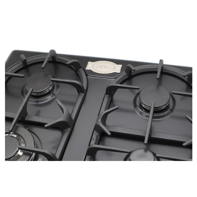 Empire 60cm Gas Hob (Black Silver) - Image 4