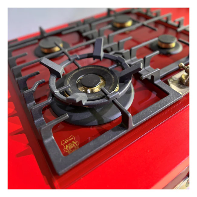 Empire 60cm Turbo Gas Hob (Bordeaux Red) - Image 9