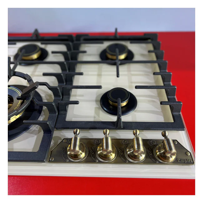 Empire 60cm Turbo Gas Hob (Ivory) - Image 10
