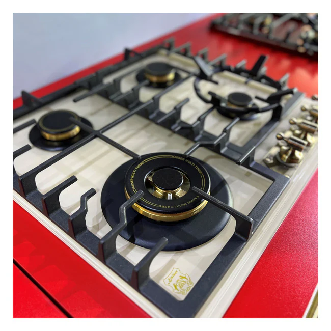 Empire 60cm Turbo Gas Hob (Ivory) - Image 11