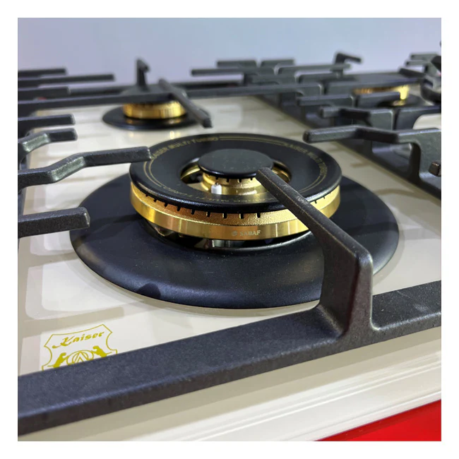 Empire 60cm Turbo Gas Hob (Ivory) - Image 12