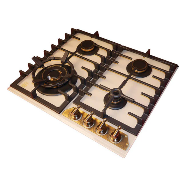 Empire 60cm Turbo Gas Hob (Ivory) - Image 8