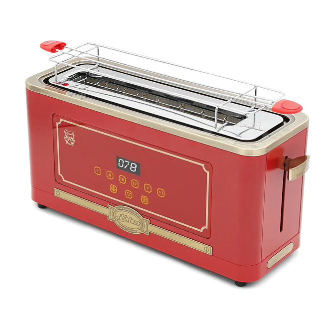 Empire 900W Microwave & 2 Slice Toaster Bundle (Red) - Image 6