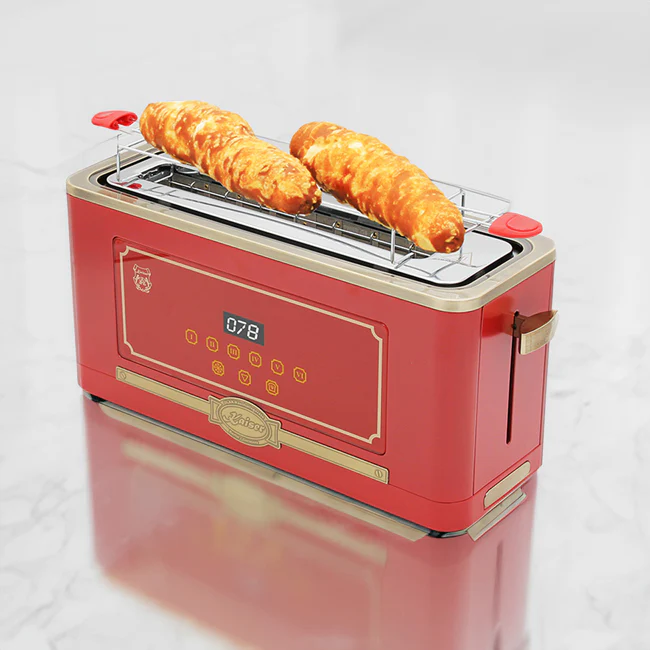 Empire 900W Microwave & 2 Slice Toaster Bundle (Red) - Image 8