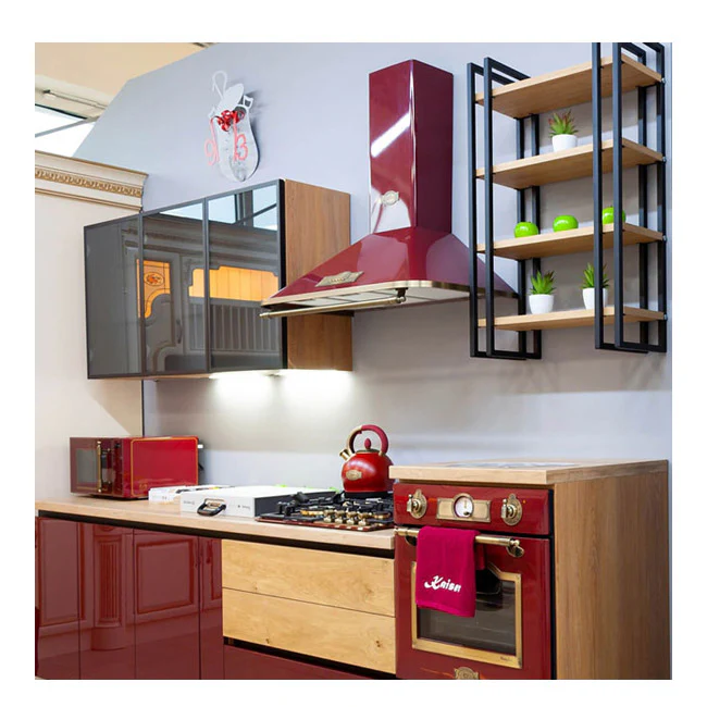 Empire 90cm Cooker Hood (Bordeaux Red) - Image 10