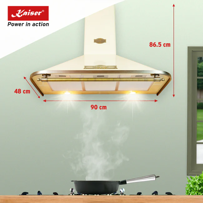 Empire 90cm Cooker Hood (Ivory) - Image 7