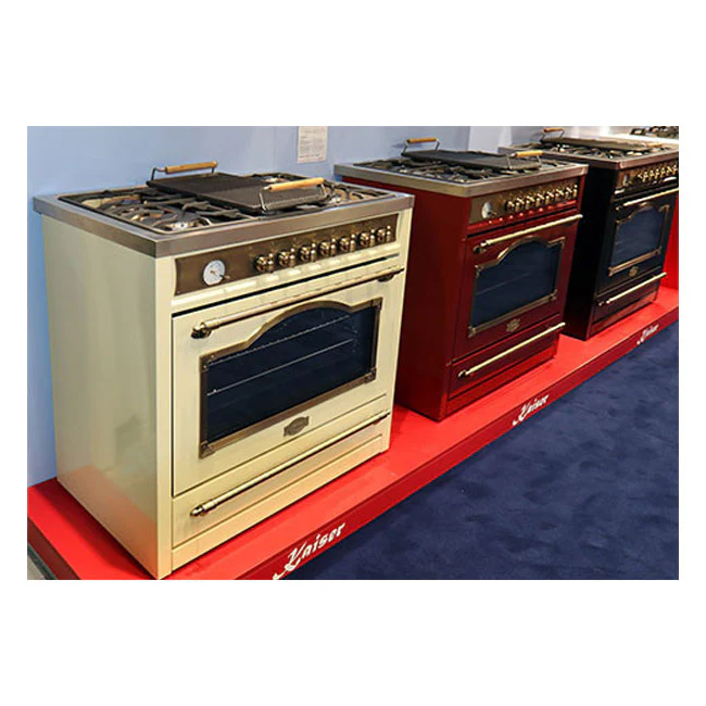 Empire 90cm Dual Fuel Range Cooker (Ivory) - Image 11