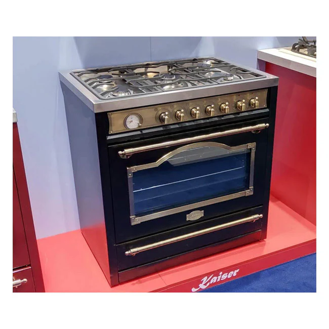 Empire Dual Fuel Range Cooker & 90cm Hood Bundle (Black) - Image 9
