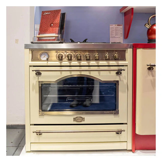 Empire Dual Fuel Range Cooker & 90cm Hood Bundle (Ivory) - Image 10