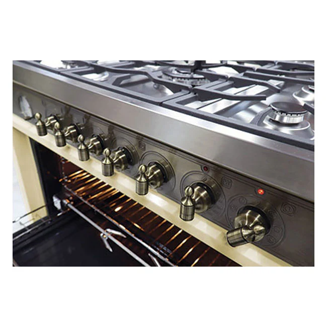 Empire Dual Fuel Range Cooker & 90cm Hood Bundle (Ivory) - Image 8