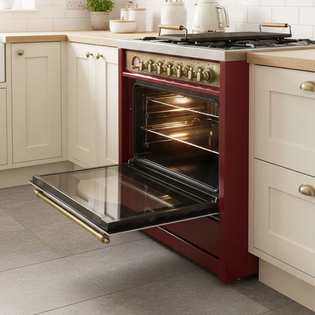 Empire Electric Induction Range Cooker (Bordeaux Red) - Image 5