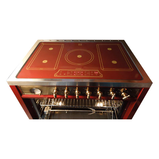 Empire Electric Induction Range Cooker (Bordeaux Red) - Image 8