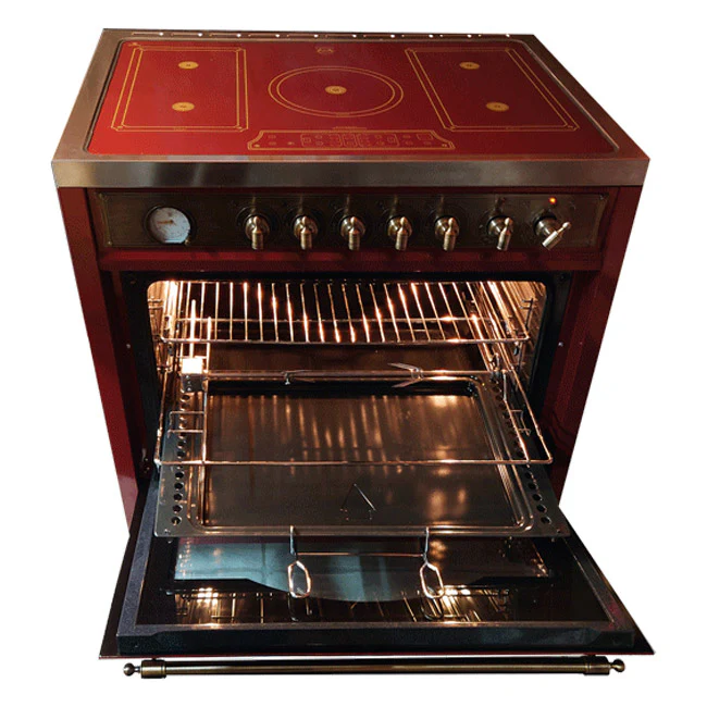 Empire Electric Induction Range Cooker (Bordeaux Red) - Image 9