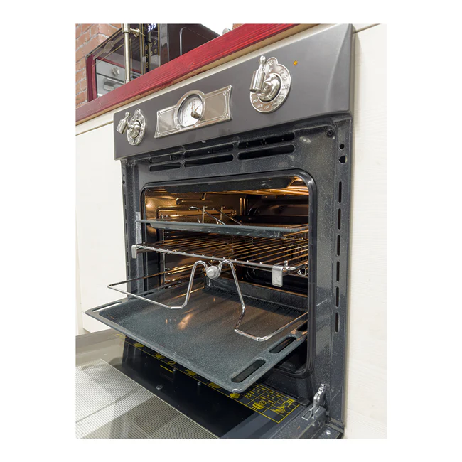 Empire Electric Oven & 60cm Cooker Hood Bundle (Black Silver) - Image 11