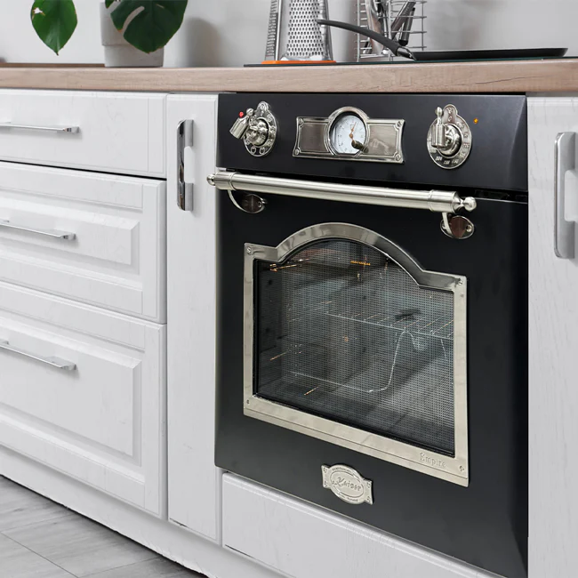 Empire Electric Oven & 60cm Cooker Hood Bundle (Black Silver) - Image 4