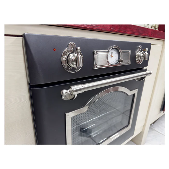 Empire Electric Oven & 60cm Cooker Hood Bundle (Black Silver) - Image 6